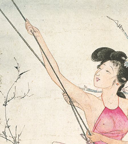 关岭-胡也佛的仕女画和最知名的金瓶梅秘戏图